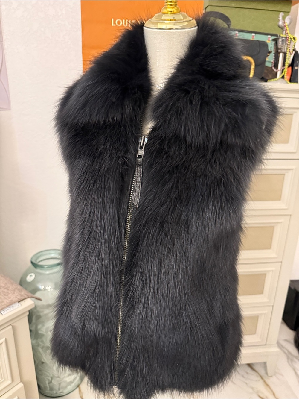 Real Fox fur vest